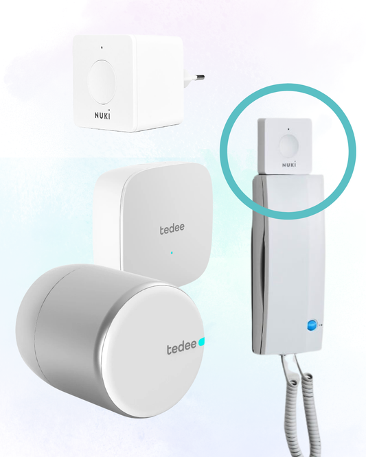 Smartes Türschloss Mehrfamilienhaus‑Set "Das beste aus beiden Welten"